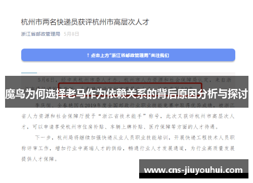 魔鸟为何选择老马作为依赖关系的背后原因分析与探讨 魔鸟为何选择老马作为依赖关系的背后原因分析与探讨